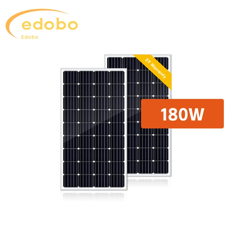 Painéil Fhótavoltach Monacrystalline 180w