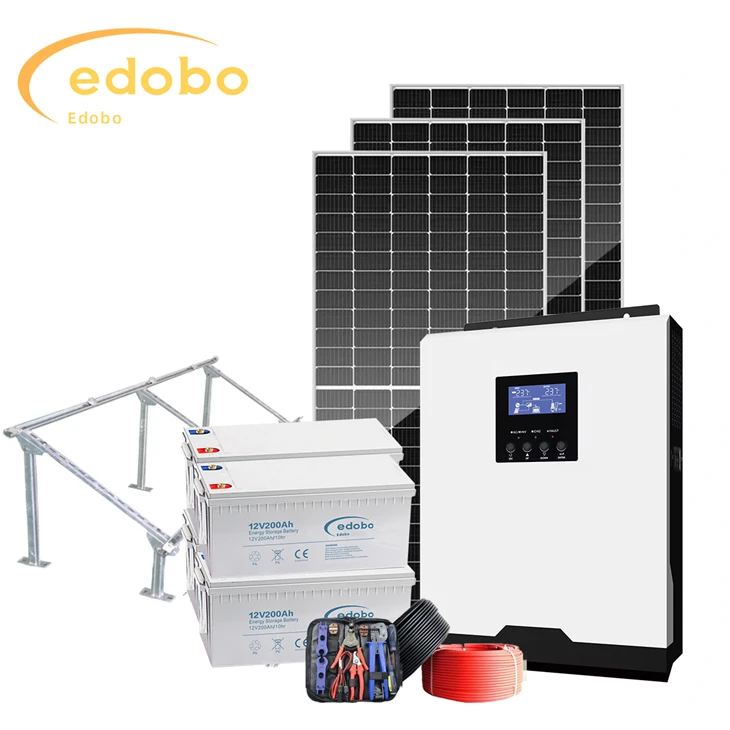 Córas Gairmiúil Hibrideach Gréine 4kw-10kw Do Thráchtáil/Tí