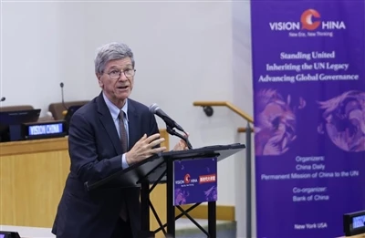 Jeffrey Sachs Abhcóide Athchóiriú na NA, Iltaobhachas Ag Léachtlann Ré Nua i ...