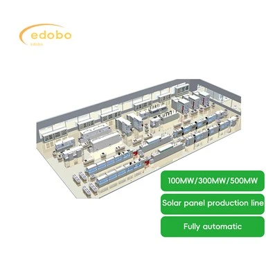 Líne táirgthe 100MW 300MW de phainéal gréine