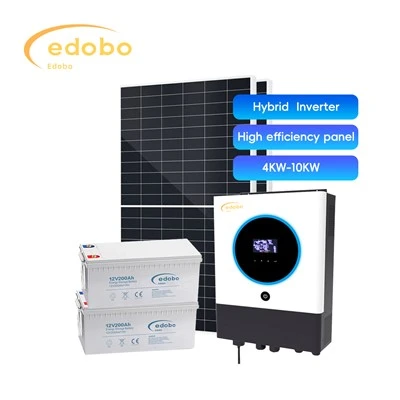 Inverter Hibrid 4kw 10kw Le Muirearú Battery Gréine